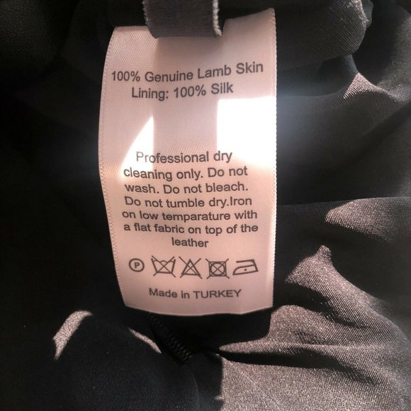 Zeynep Arcay Mini Dress One Shoulder Leather Black - Picture 8 of 8